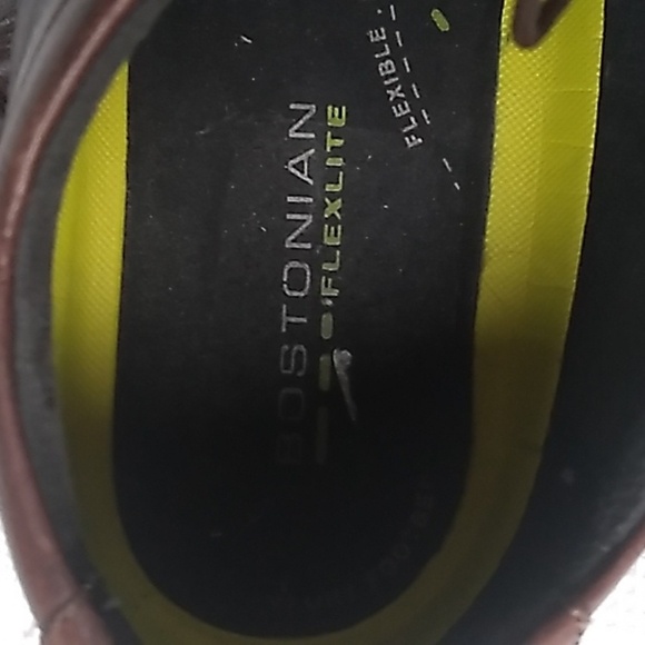 Bostonian Brown Leather Wenham Cap Toe Oxford Derby Shoes Size 11 - Picture 5 of 7